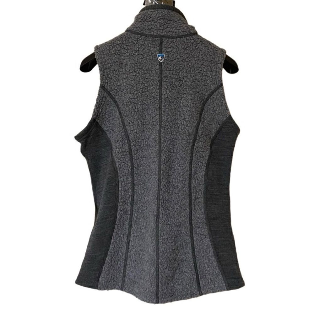 Kühl NWT Women’s Gray Kozet Wool Blend Full Zip Vest Sz XS - Picture 2 of 12